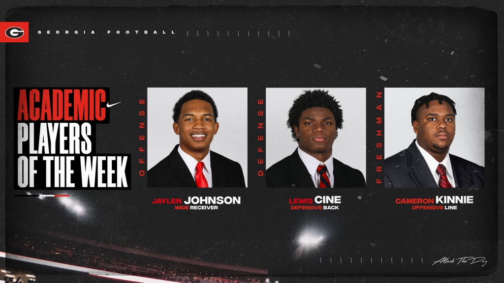 Congratulations to our Student-Athletes of the week!

#ATD #GoDawgs