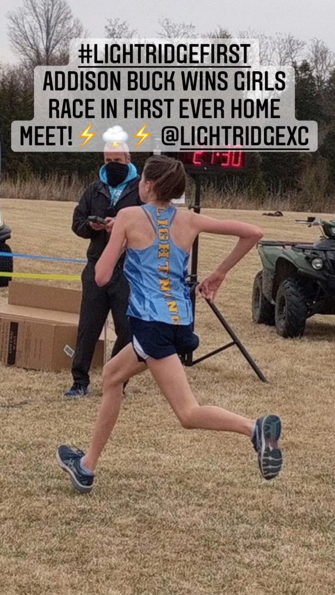 #LIGHTRIDGEFIRST
ADDISON BUCK WINS GIRLS RACE IN FIRST EVER HOME MEET!⚡️🌩⚡️ <a href="/LIGHTRIDGEXC/">LightridgeXC</a> <a href="/Lightridge_LCPS/">𝐋𝐢𝐠𝐡𝐭𝐫𝐢𝐝𝐠𝐞 𝐇𝐢𝐠𝐡 𝐒𝐜𝐡𝐨𝐨𝐥</a> <a href="/AnnounceLHS/">Lightridge High School Announcements</a>