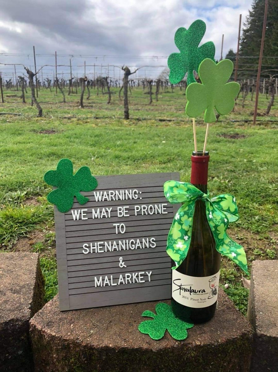 swwawine's tweet photo. Happy Saint Patrick's Day! Be safe as you celebrate while supporting your local wineries. 🍀 https://t.co/2oFRnXweov