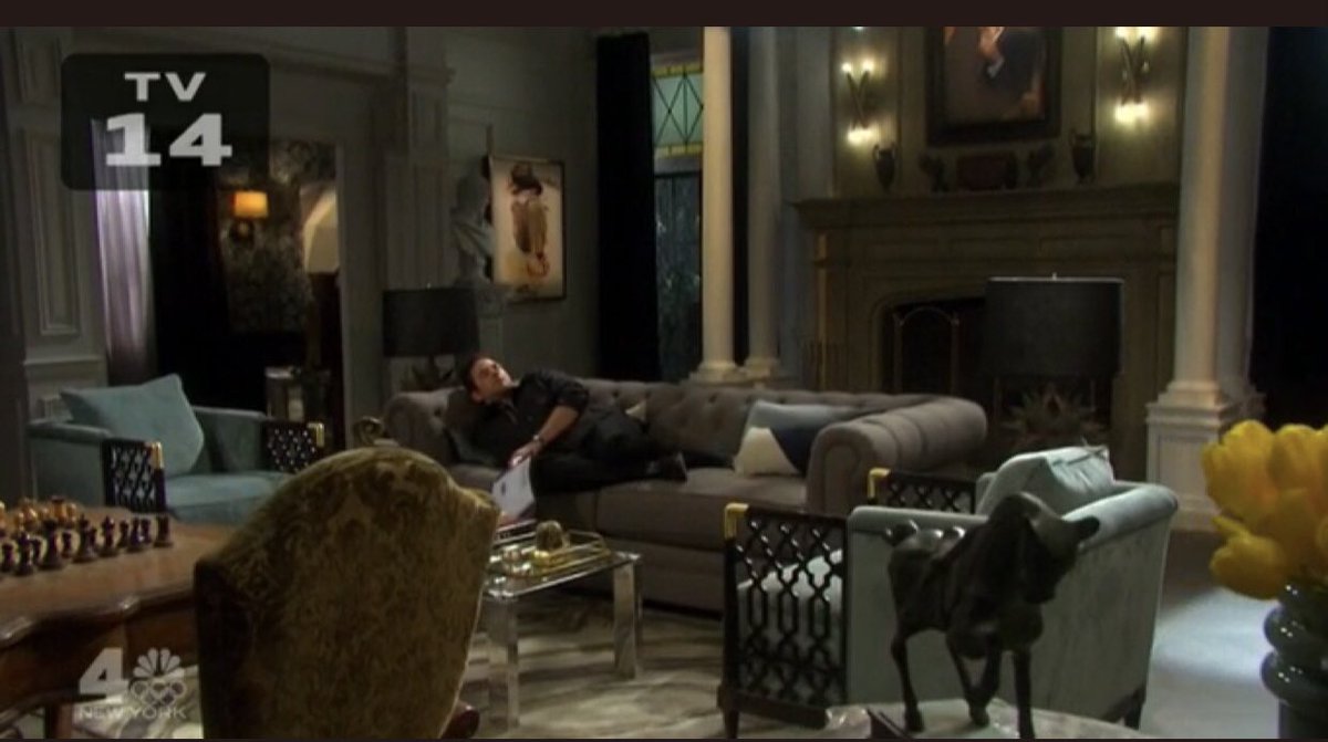 BoyResist's tweet photo. I'm sitting here trying to watch #Days as fast as possible, and it's hard to watch in a hurry. 

I'll say this, I'm actually impressed with the Dimera Mansion remodel. I'm trying to remember the last time they made an actual improvement. They used what they had well for once. https://t.co/DLf4TVGCdP