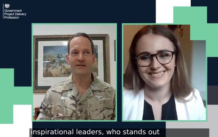 UrchTyrone's tweet photo. It was great to be able to present at the Government’s Project Delivery Conference and explain the  @DefenceOps role in support of @DHSCgovuk and @NHSuk.   #COVID19 @ipagov @OxfordSBS. https://t.co/v9WRfWjofU