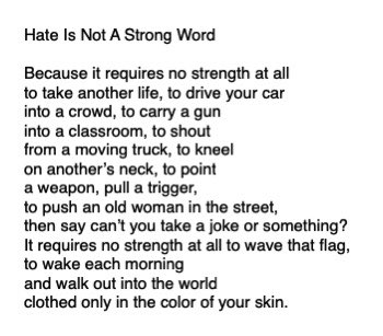 Hate Is Not A Strong Word