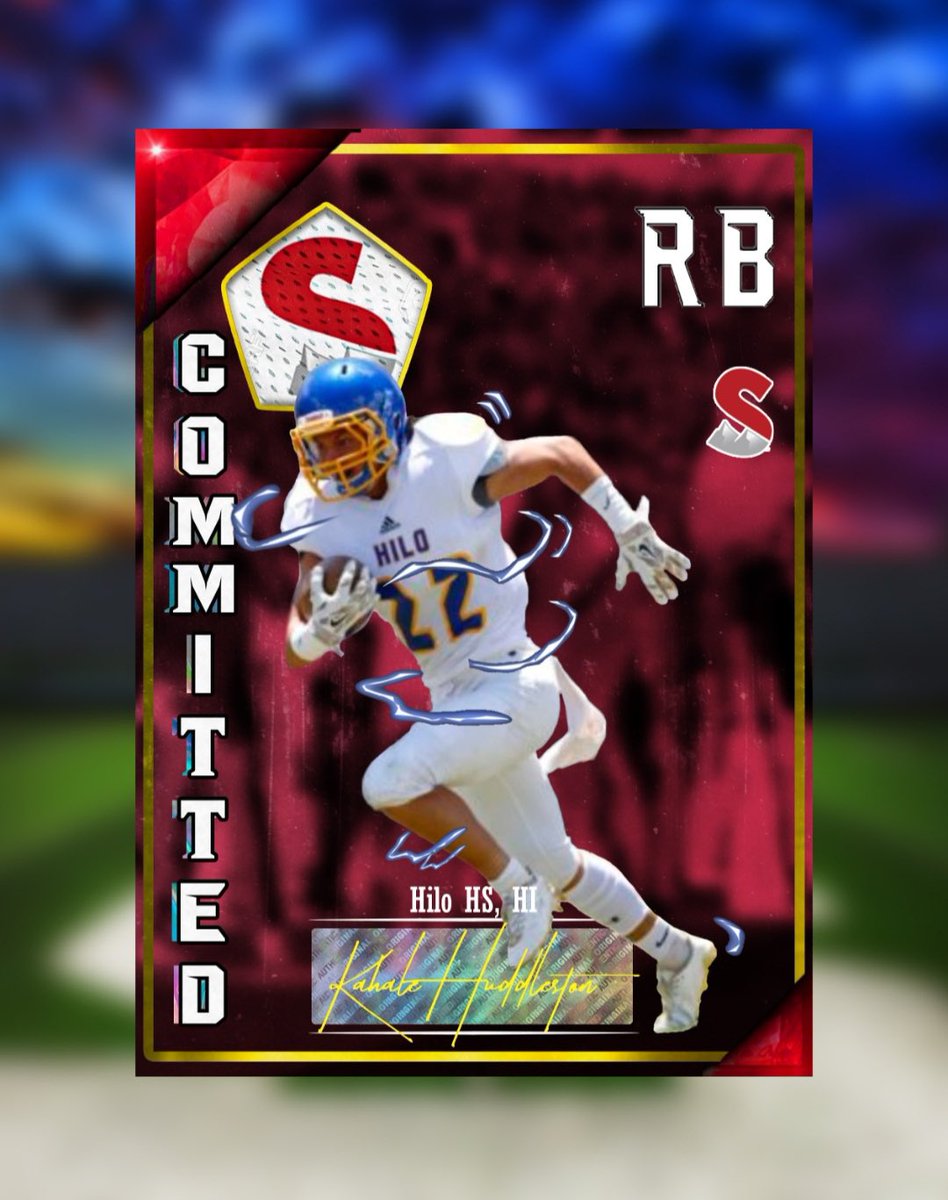 Very excited to announce my commitment to @SierraFootball1 very grateful for this opportunity that they have given me and I just want to thank everyone who supported me on this journey can’t wait!!