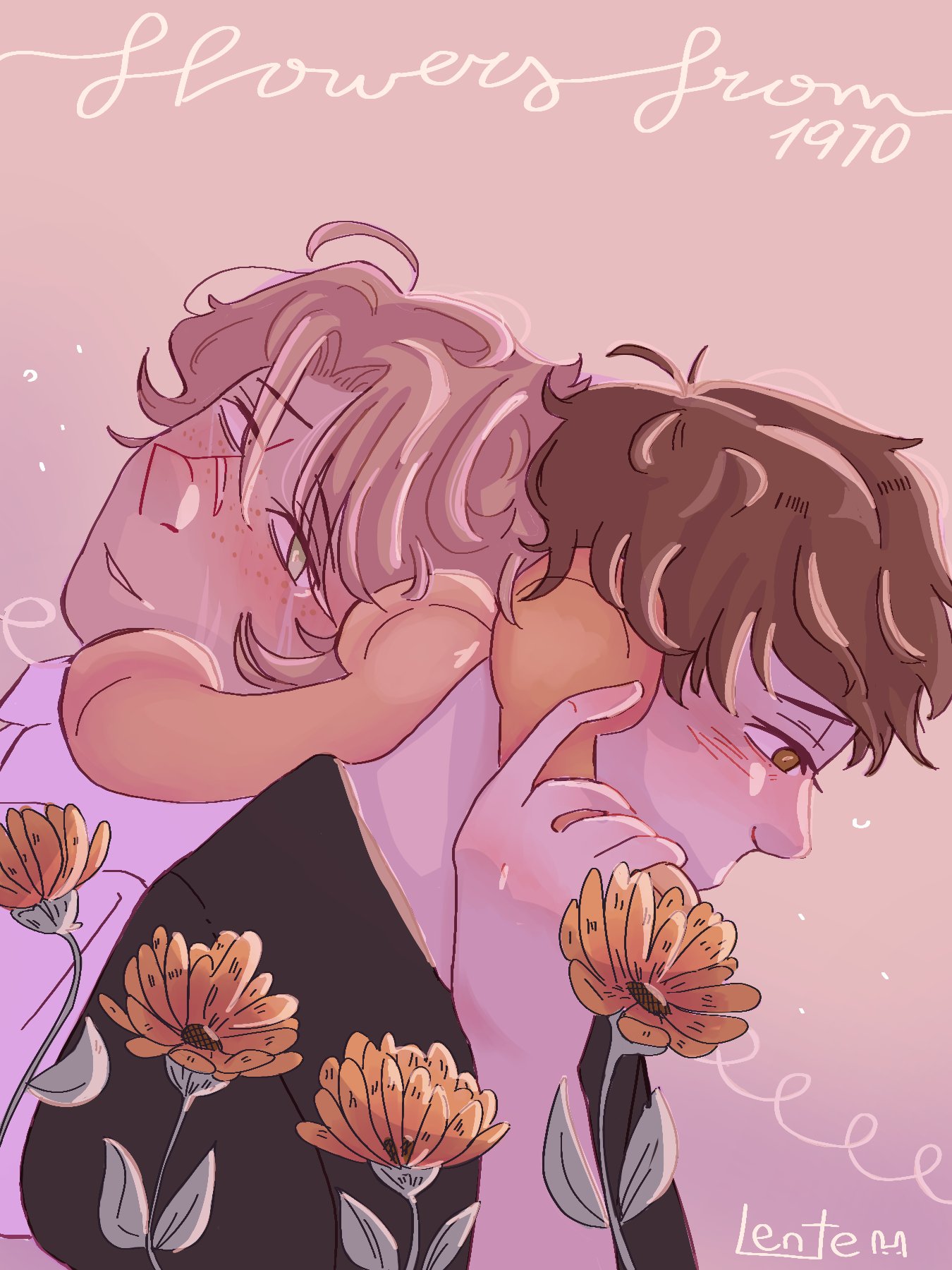 Lentejas D I Have A Guys Addiction I Just Read Flowers From 1970 By Astr0nomika And Its So Good So I Made A Fanart About It Dnf Dnffanart