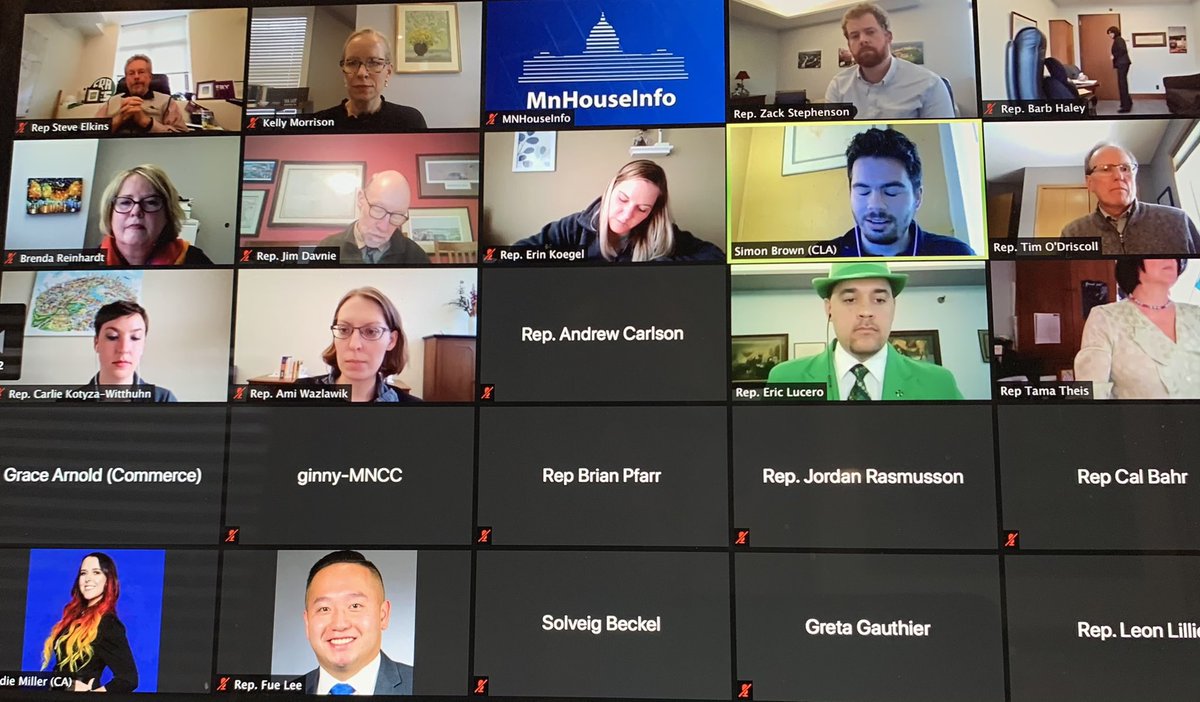 HF669, which would streamline provider credentialing by health plans, passed the Commerce Committee 16-0 today! Great bipartisan bill that will improve patient access to care by removing delays in credentialing.
#BipartisanSolutions 
#ForAHealthyThrivingMinnesota