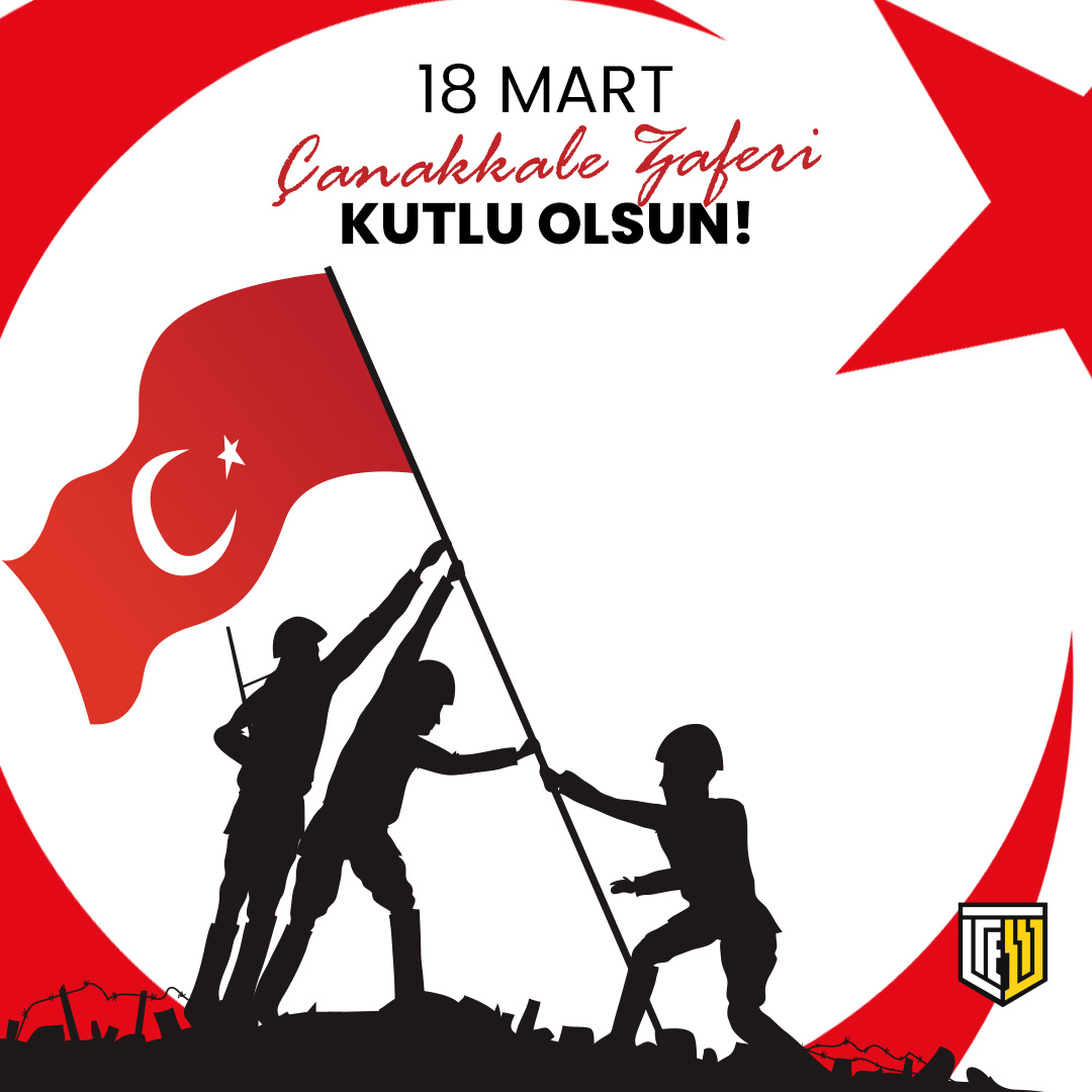 '' Ben size taaruzu değil, ölmeyi emrediyorum ''
Çanakkale deniz zaferinin yıl dönümünde, başta Gazi Mustafa Kemal Atatürk olmak üzere, tüm şehitlerimizi, gazilerimizi, emeği geçen herkesi rahmetle ve şükranla anıyoruz.
#ÇanakkaleZaferi #18Mart1915 #crewespor #crewmedya