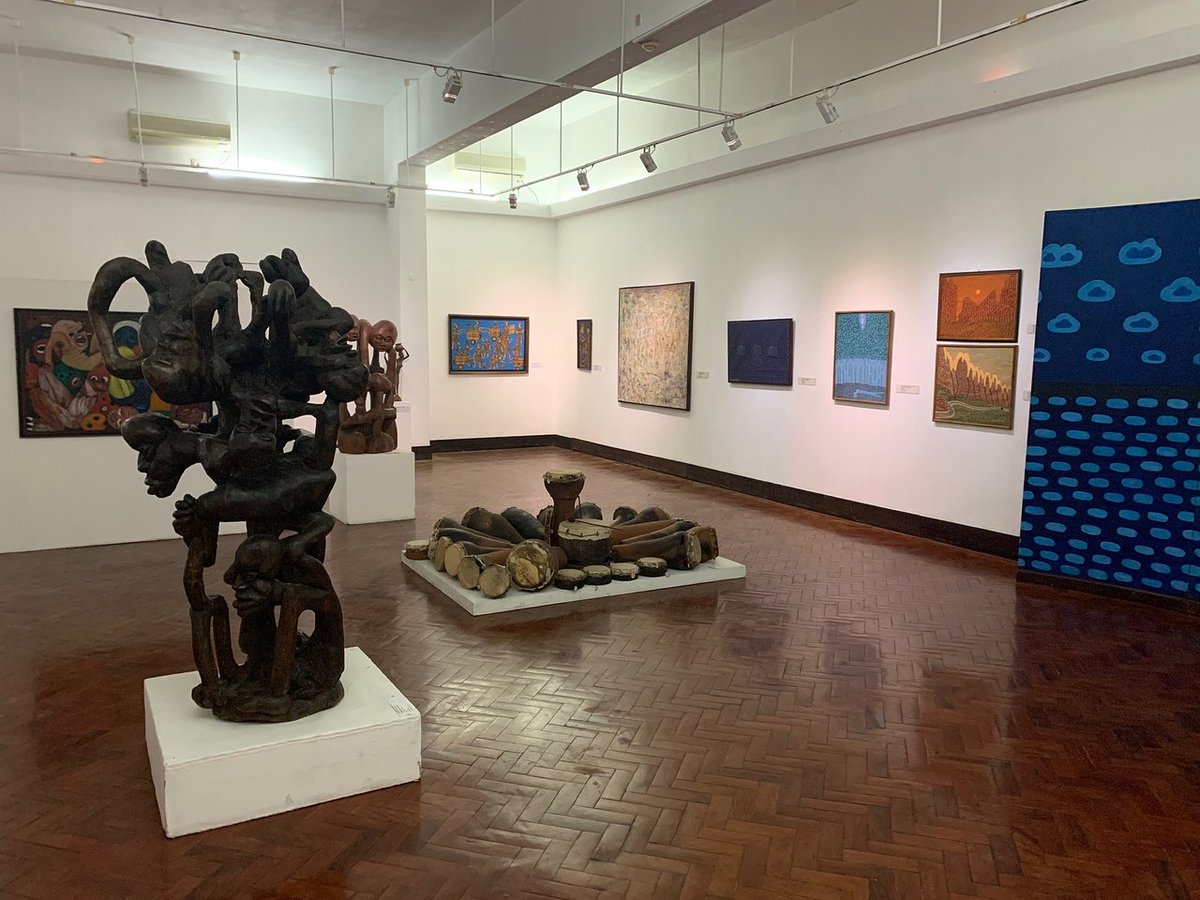 We're visiting the Museo Nacional de Arte in Maputo, Mozambique this evening. It was established in 1989 and focuses on contemporary art by Mozambique artists.