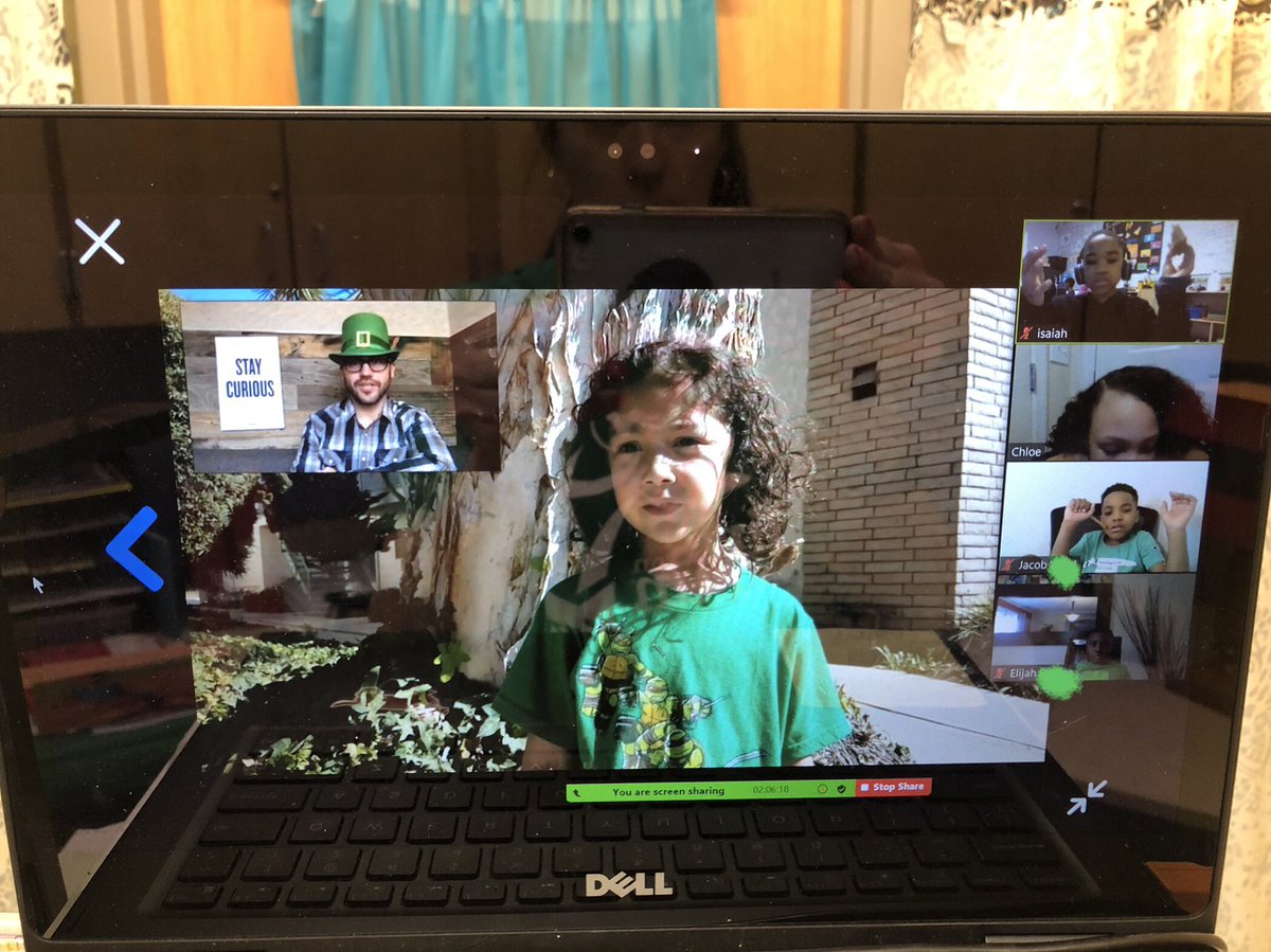 Clements5AJ's tweet photo. We all wore our green today ... did you? @MysterySci showed us how a rainbow 🌈 is formed! Happy St. Patrick’s Day ☘️ #ClementsCrew21 @LittleVikes @SPLittleVikes #VikingDiff https://t.co/XvwAtJJgf6