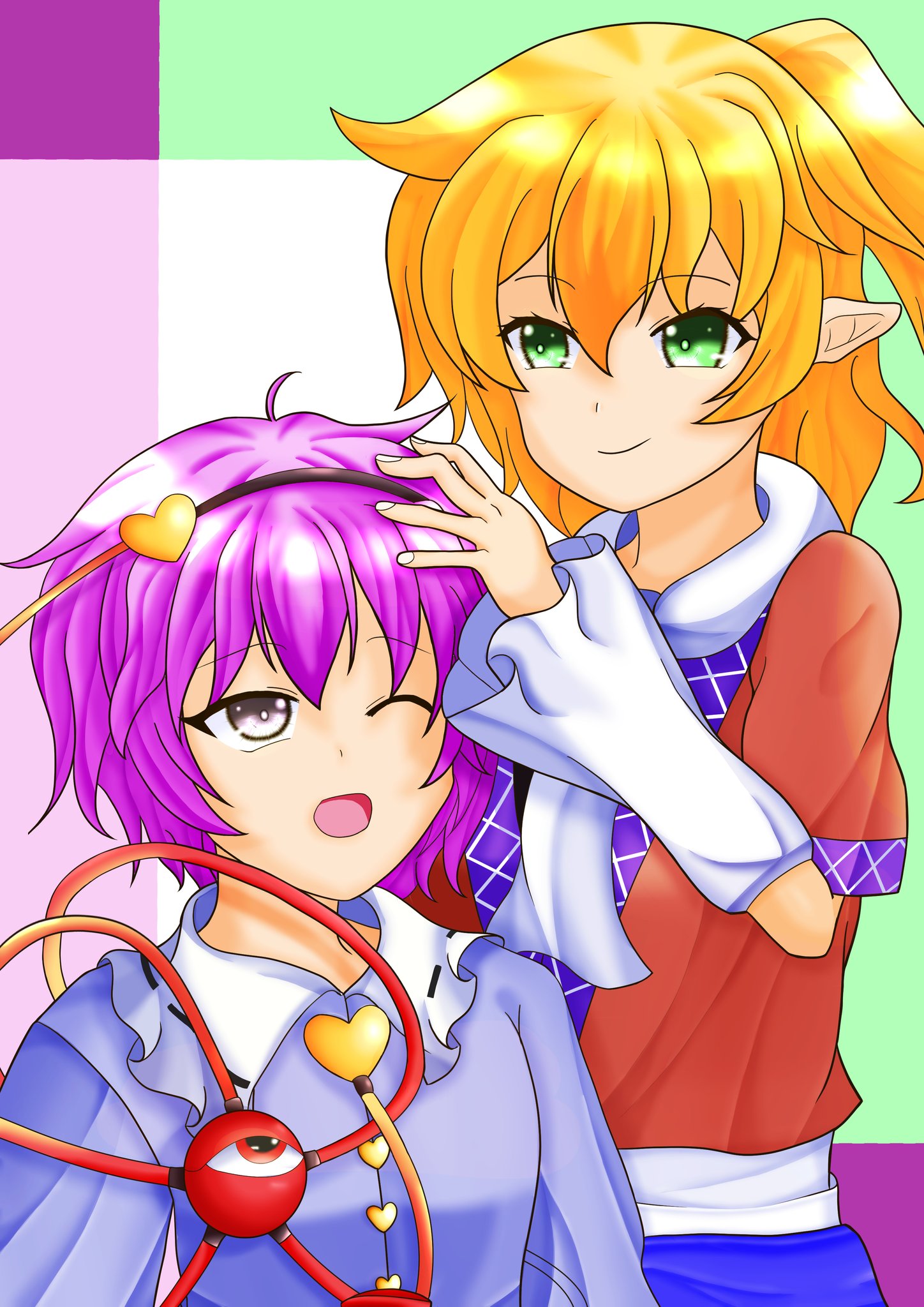 えあろ 美少女守り隊 Twitter પર さとパルの日なのでさとり様とパルスィ 古明地姉妹とパルスィの絡み好きなんじゃ 古明地さとり 水橋 パルスィ T Co Npi8sixcyu Twitter