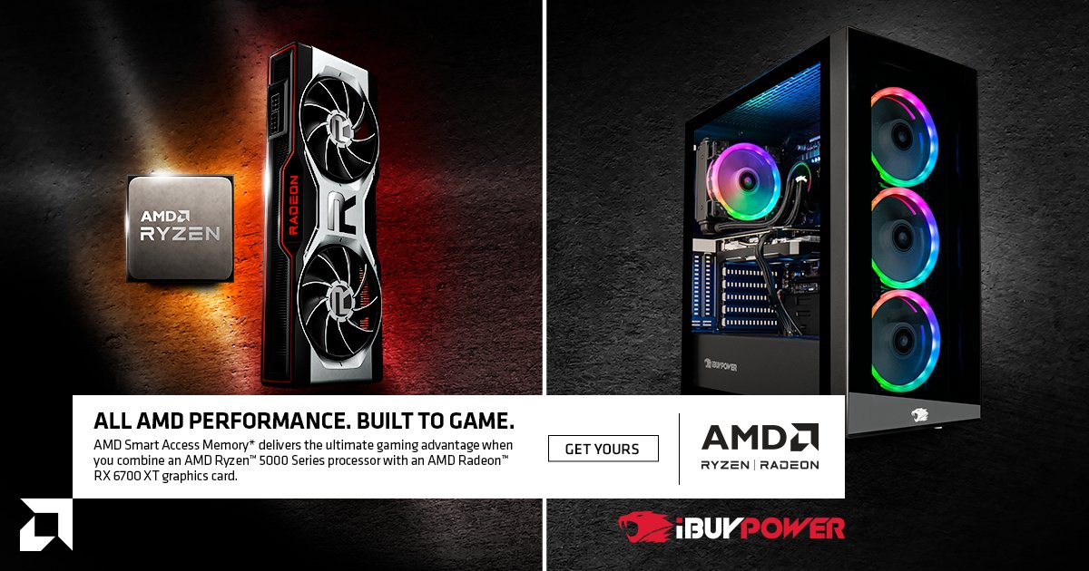 Full-performance 1440p PC gaming across every setting starts with <a href="/AMDGaming/">AMD Gaming</a>. 

Discover more: ibp.gg/6700xt