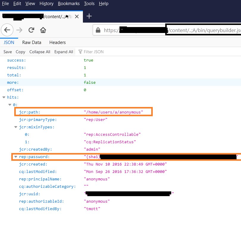 AEMSecurity's tweet photo. [+] #BugbountyTips

Fetch password hash via QueryBuilder Servlet?

#AEMSecurity #BugbountyTip #Bugbounty https://t.co/rcfudknrKj