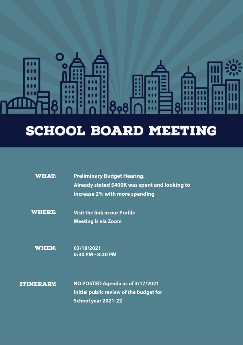 NorthvaleGOP's tweet photo. Topic: BOE Preliminary Budget Hearing
Meeting Time: Mar 18, 2020 06:30PM
Zoom meeting: https://t.co/beV3mRfFLq

Meeting ID: 938 1561 8117
Passcode: 27D5Ur
One tap mobile
+19292056099,,93815618117#,,,,,,0

https://t.co/3JuBZ6wbSS https://t.co/4LZPBXUueA