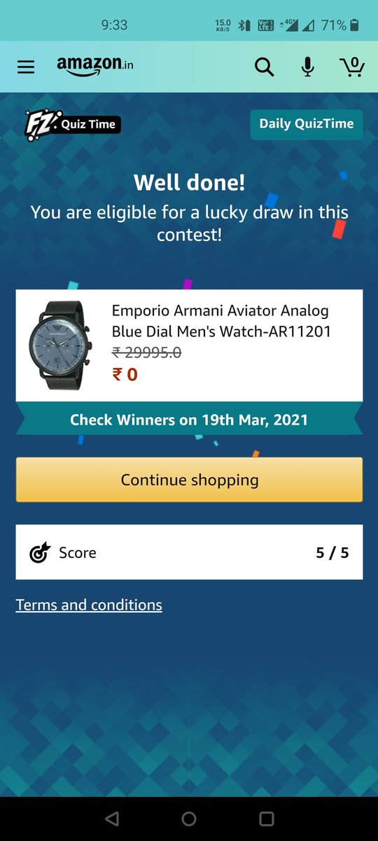 polawalaparimal's tweet image. #AmazonQuiz #AmazonQuizAnswer #QuizTime #QuizTimeMorningWithAmazon #Quiz