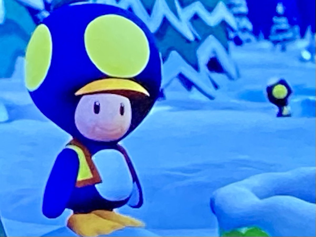 ぱりんこっこ Na Tviteru 世界でここでしか見れないペンギンキノピオです とクルーさんに教えていただきました 可愛いーー スーパーニンテンドーワールド キノピオカフェ Usjファン