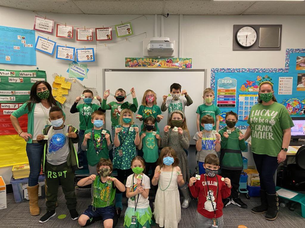 teamGGES's tweet image. When your mascot is Lucky the Leprechaun, St. Patrick’s Day is kind of a big deal!  #greengablesleprechauns #saintpatricksday