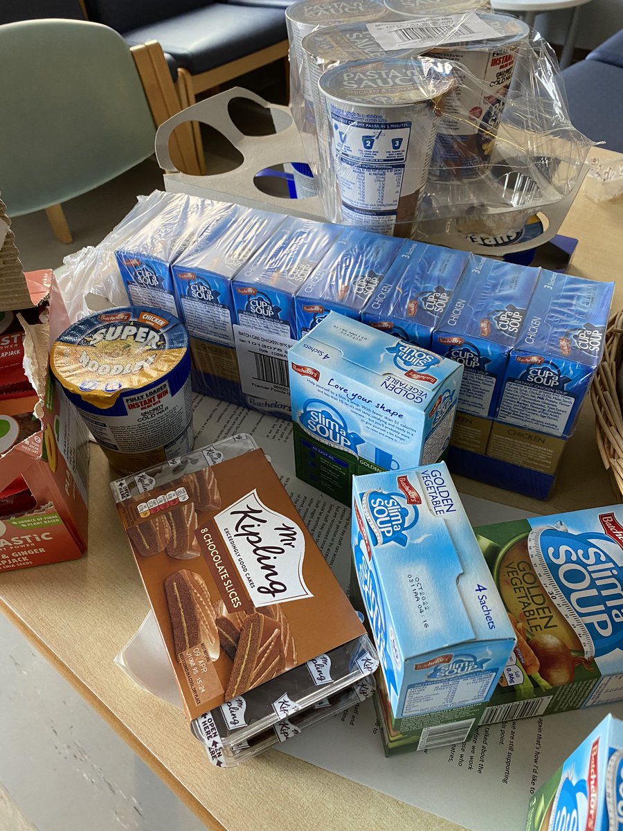 @PremierFoodsPLC thank you for your kind donation of goodies to the staff on the ITU at the Leicester Royal Infirmary. They are going down a treat! @ItapsTeam @Leic_hospital