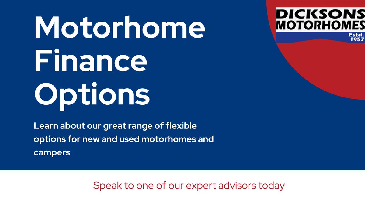 Planning for your next staycation adventure need not break the bank. We can advise on a range of highly competitive finance options suitable for all budgets. Call our finance team today for more information!

ow.ly/CTNv50DMG3O