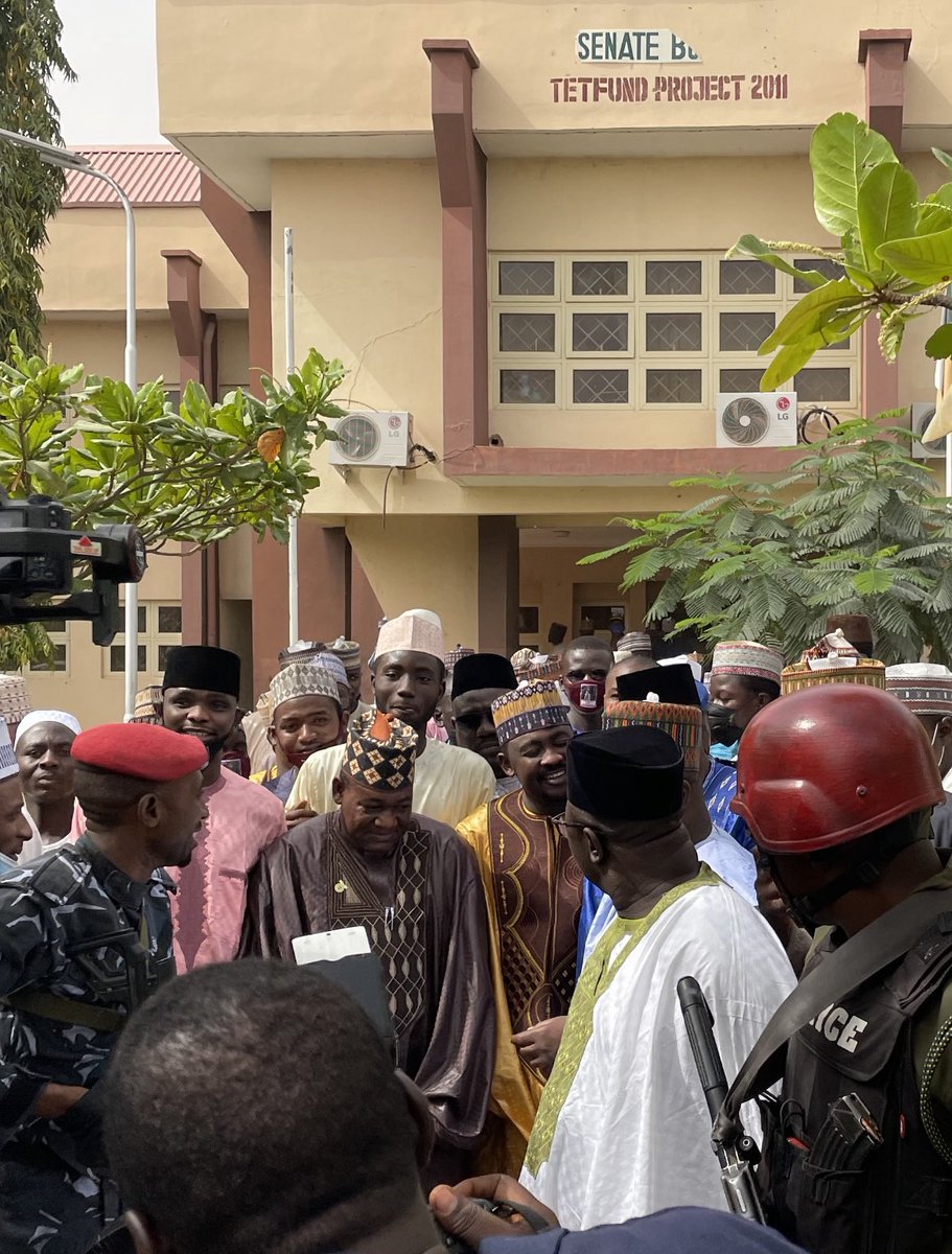 Thrilled and grateful for the solidarity and love showed to me all over, especially across Kano, Katsina, Maradi down to Dutsinma, during the FUDMA 10th Anniversary. It is indeed a great honour on my side for having named the University Clinic after me.1/2