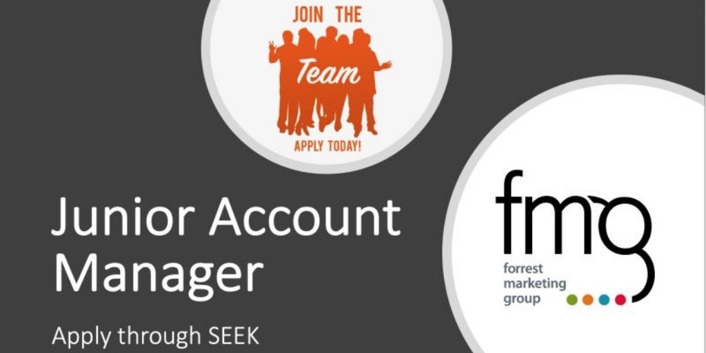 ForrestContact's tweet photo. WE'RE #RECRUITING for a Junior #AccountManager to join our high performing team, based in #ManlyVale (#Sydney). You'll be developing strong relationships with clients & ensuring their campaigns deliver results.
Learn more: https://t.co/SpVmJzXRXm
Apply: https://t.co/JW7qEd3uLr https://t.co/q5PreoJjOn