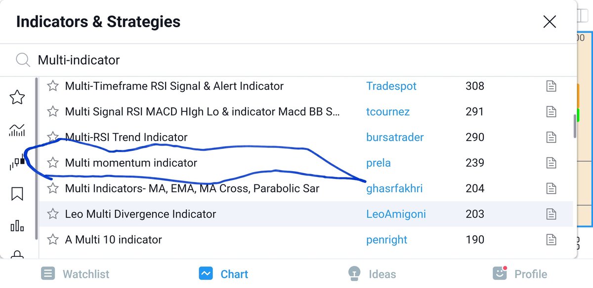 للمشتركين المجانيين في #TradingView 
يحق لك ثلاث مؤشرات تستخدم لكن هذين المؤشرين جمع فيهم اكثر من 12مؤشر 🦅
 مؤشرين يغنوك عن الكثير 
اول مؤشر دمج 8خطوطema 
مع غيمة اشكومو وقناة البولينغر 
المؤشر الثاني دمج في RSI
مع مستويات فيبو. 
#رتويت_ليستفيد_غيرك 
#trading #Bitcoin