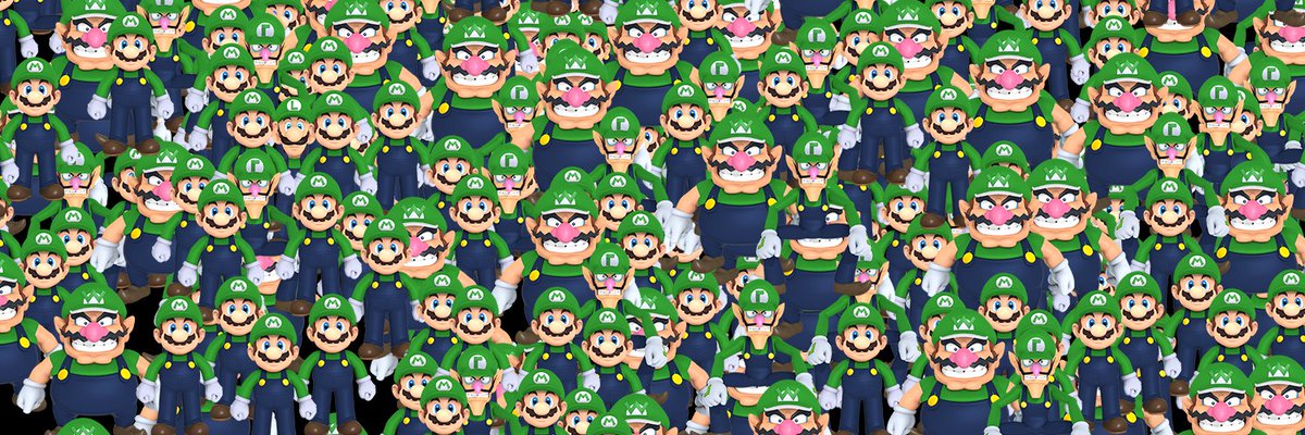 Nibroc.Rock (@nibrocrock) on Twitter photo Okay Smart guys, try to find Luigi NOW! Okay Smart guys, try to find Luigi NOW!