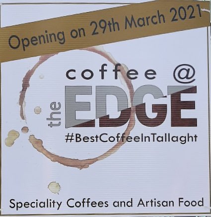 From March 29th you’ll also be able to get our #BestCoffeeInTallaght in Bolbrook too. 

Get your coffee@TheEdge 

#ComeToTheEdge