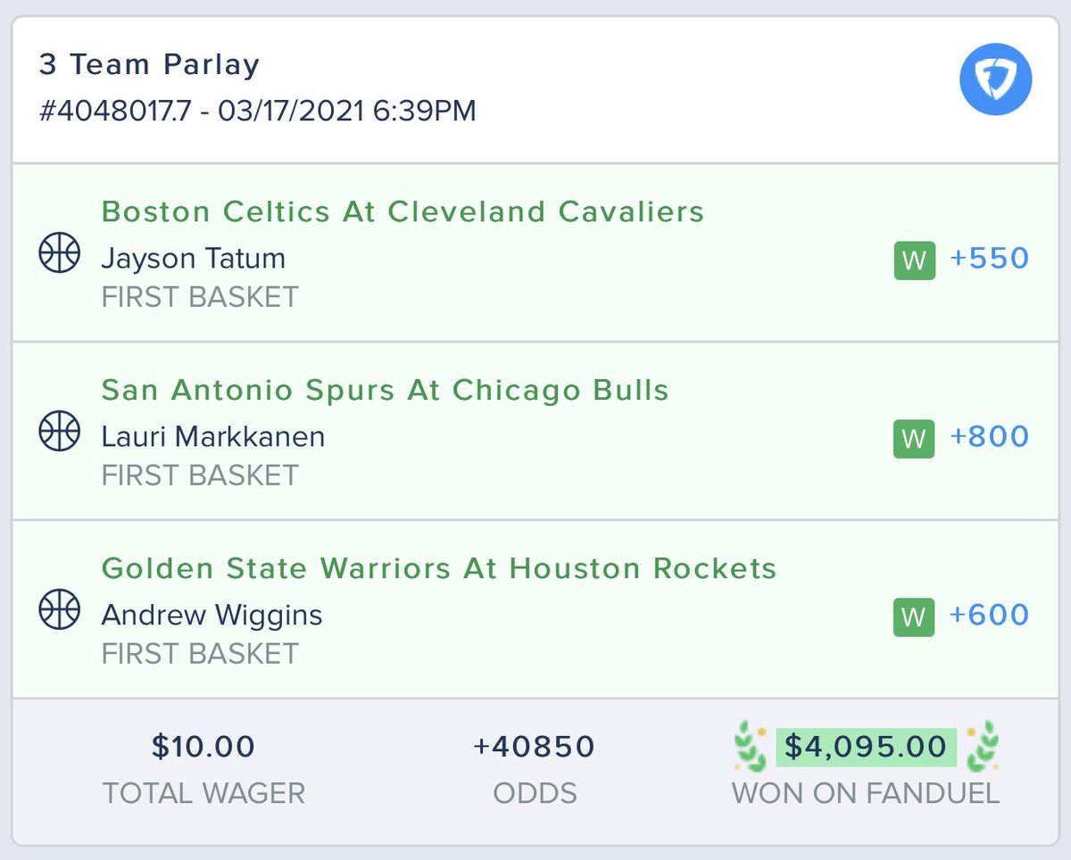 Drew_Nida's tweet photo. Shoutout to @NBAFirstBasket 💰💰 https://t.co/59bATJA0wO