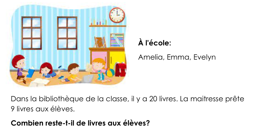 #SemaineFrancophonie #SemaineDesMathématiques @YYC_ce2b Bonjour les CE2b, voici deux nouveaux problèmes. Cherchez bien!!
Le premier:
