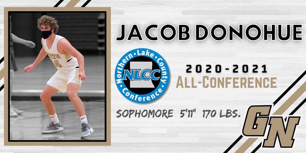 Congratulations to sophomore Jacob Donohue on his selection to the NLCC All-Conference Team. #KnightPride
