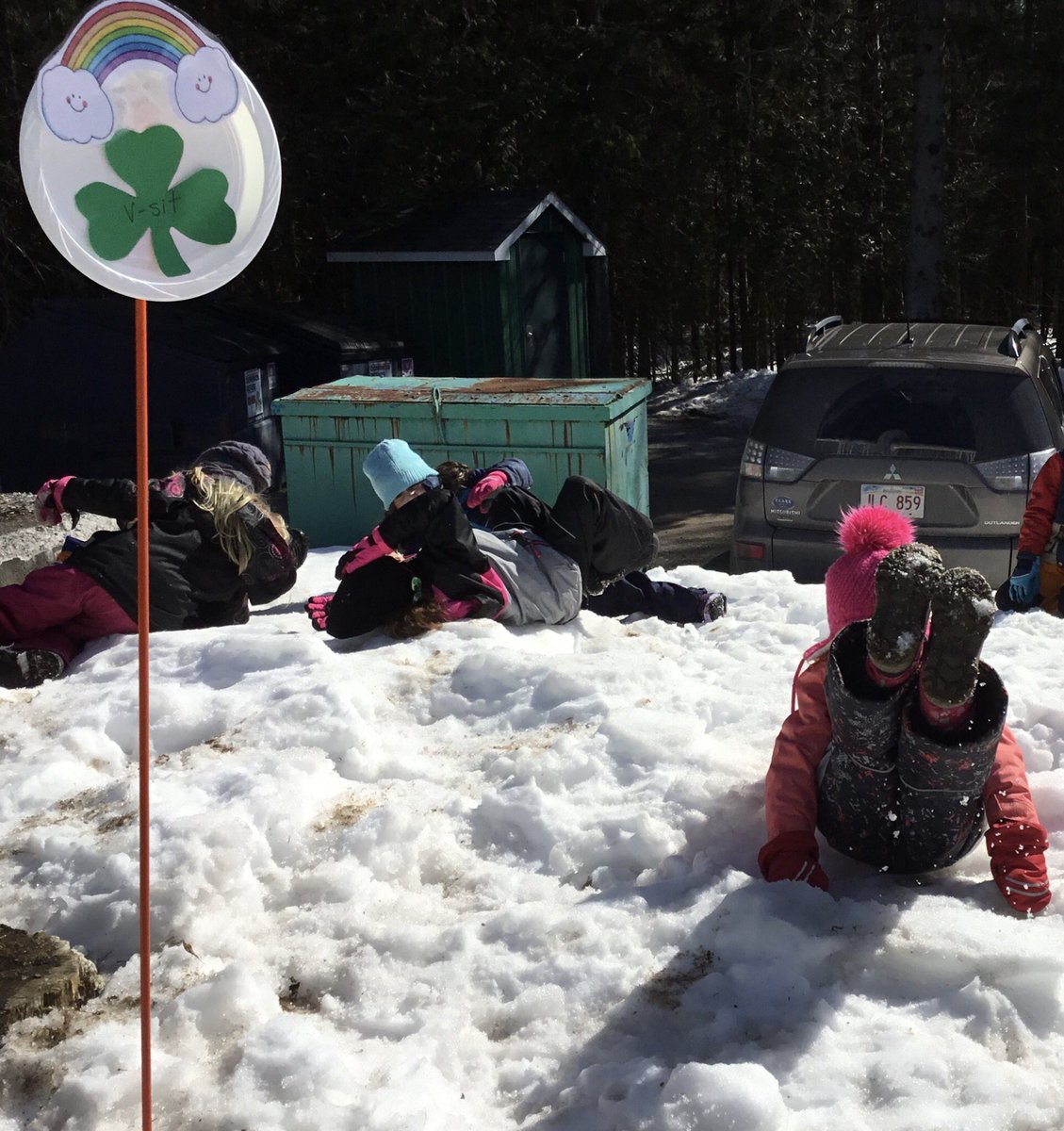 datl_ed's tweet image. St. Patrick’s Day shenanigans! Mrs. Kingston’s kinders got trapped &amp;amp; *may or may not* have heard a leprechaun. 1Peters worked on their abs to slide down a rainbow on their Leprechaun Search; &amp;amp; 1-2Shelley tried to Steal the Leprechaun’s Gold. #physed #primaryfun @LeatherbarrowPS