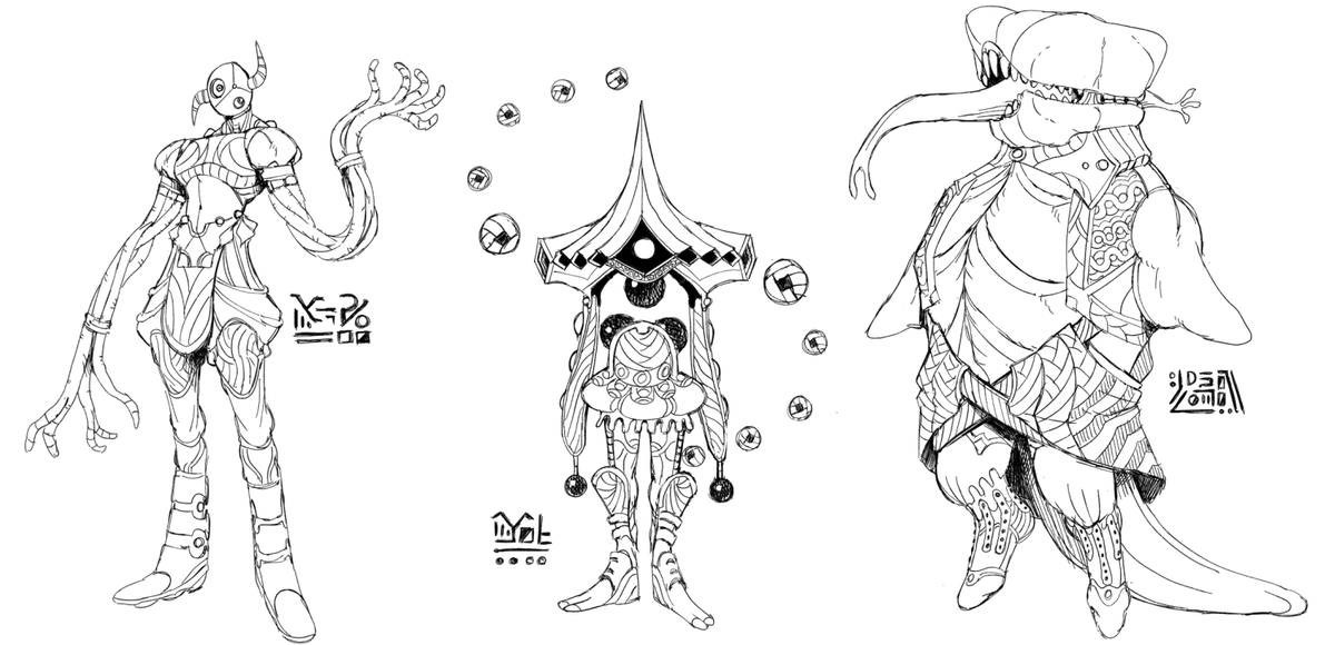 Some alien doods 