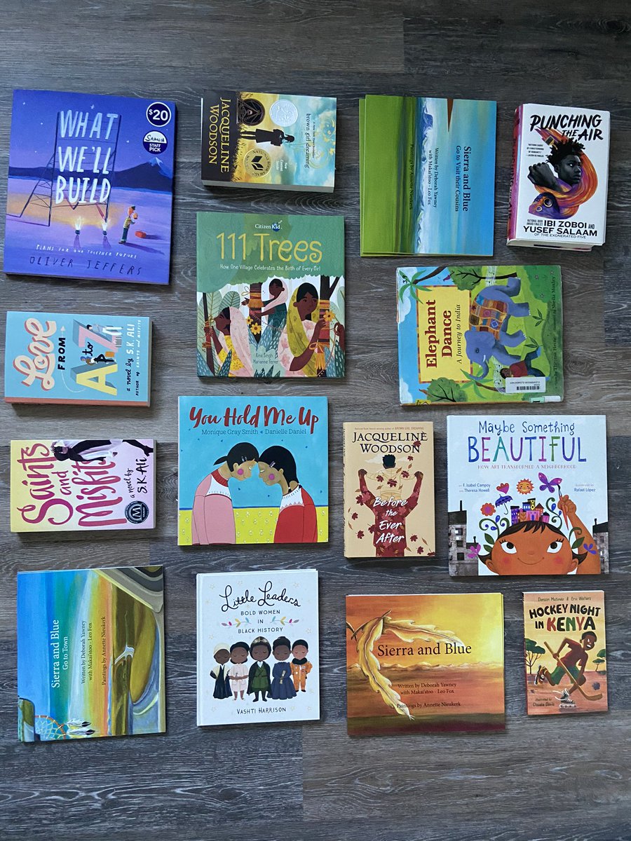 TiennaChang's tweet photo. Can we just look at how beautiful all these books are?! I can wait to use them in class and have some rec reading for myself! Thanks @UofLBookstore  @KariTanaka and Pages on Kensington in yyc (and a few other sellers) https://t.co/9VR5AORiAj