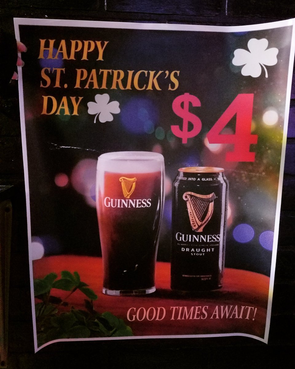JesseCheek5's tweet photo. #HappyStPatricksDay from #SecretsGentlemansClub 💚🍀 Join us for a pint as we channel our inner Irish! 🍻

#Guiness #tulsa #Oklahoma #tulsasbestkeptsecret #holiday https://t.co/OotCh8jnCJ