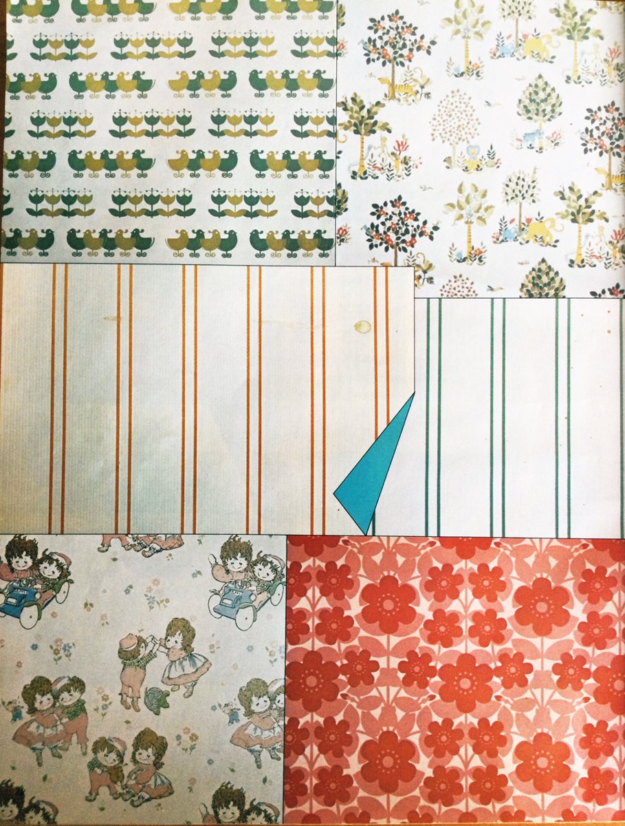 雑貨奥様 昭和49年 暮しの設計 4月号より たのしい壁紙です いやぁ どれも可愛いですね 特に2枚目左上の鳥と花柄は すぐに買って貼り替えしたいです 昭和レトロ インテリア 壁紙
