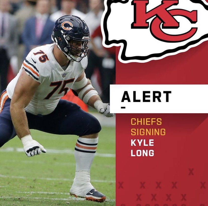 sandropacheco71's tweet photo. The #KansasCityChiefs have #Signed #OffensiveLineman #KyleLong to a one year #Contract worth up to $5 million. #MakingHistory #Congratulations https://t.co/oEGBXLcAE5