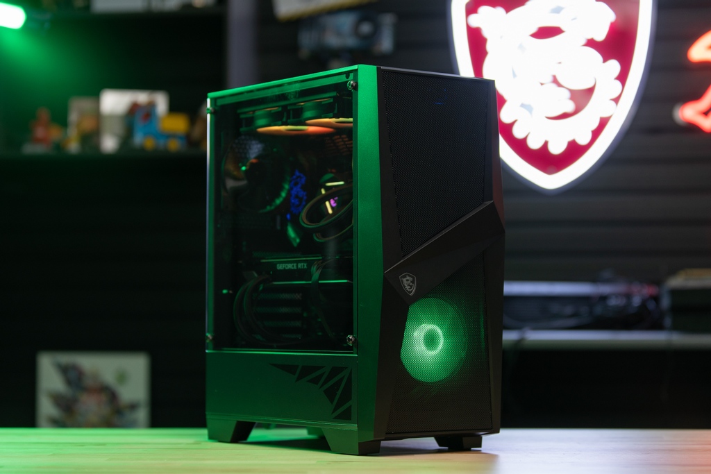 MSI Gaming USA on X: Happy St. Patrick's Day everyone! Hope nobody got  pinched for not wearing green. We've got the green glow going on for our MAG  FORGE 100M build we
