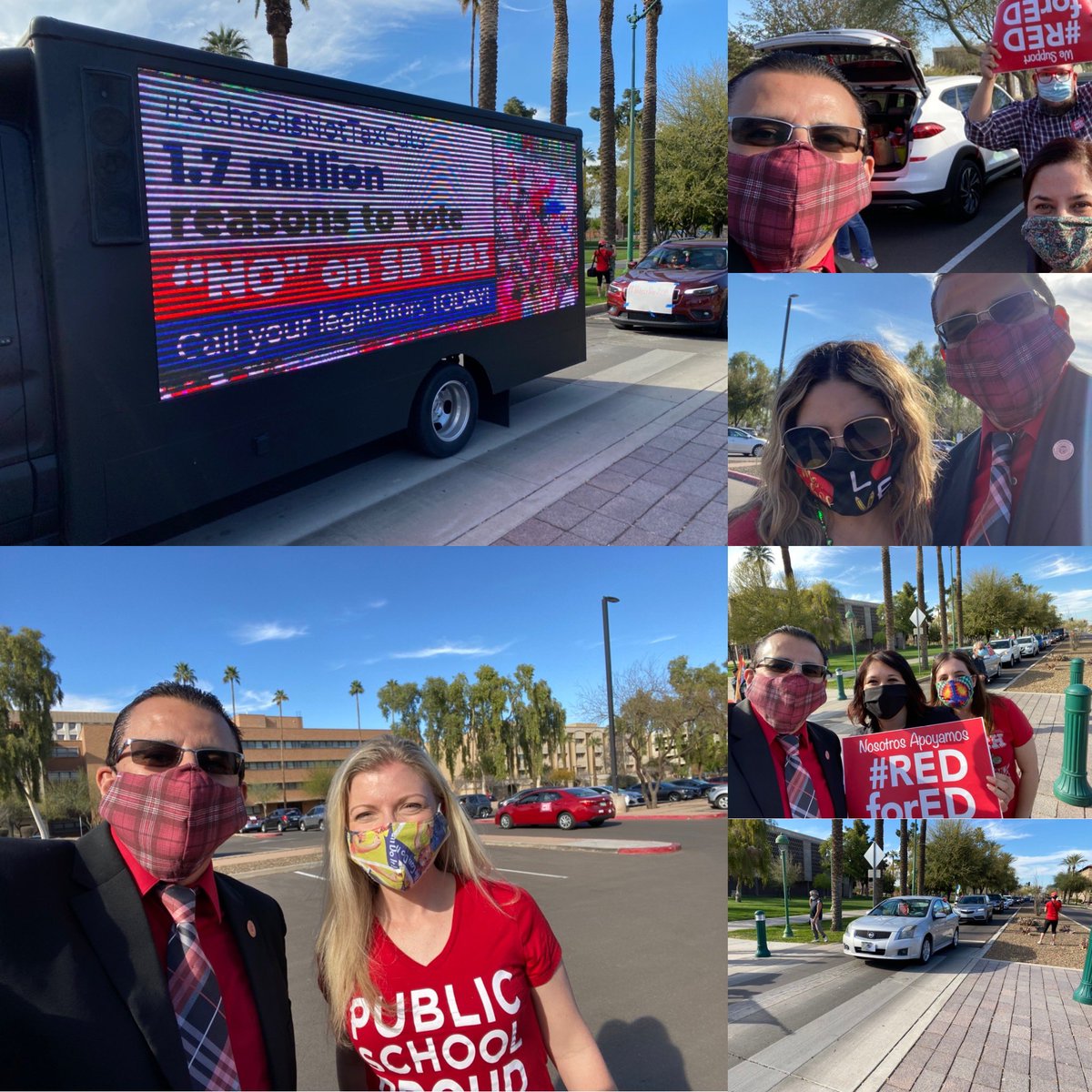 Motor March at the Capitol to Protect Public Education Funding!!!  #RedForEd #NoNewVouchers #ProtectPublicEd