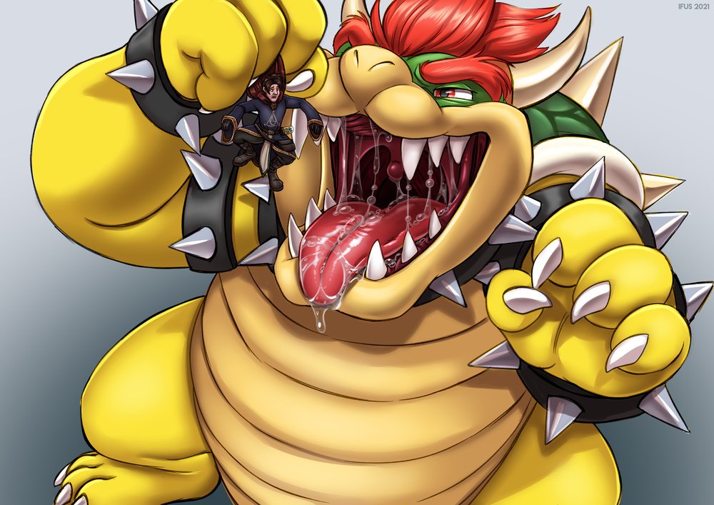 That time in which Bowser makes a snack out of a poor, defenseless, tiny ma...