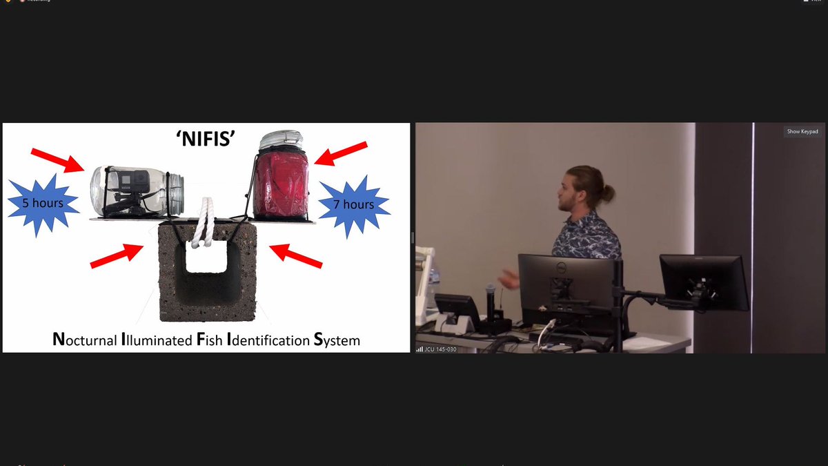 Reef Function Hub (@reeffunctionhub) on Twitter photo So how can <a href="/WillC_98/">William Collins</a> study #reef #fishes after dark?
Using his #NIFIS of course!
They're *Nocturnal Illuminated Fish Identification Systems* aka GoPros and LED lights in jam jars!
Simple tools, fancy use = really cool science!
Looking forward to seeing first results!
(3/5) So how can <a href="/WillC_98/">William Collins</a> study #reef #fishes after dark?
Using his #NIFIS of course!
They're *Nocturnal Illuminated Fish Identification Systems* aka GoPros and LED lights in jam jars!
Simple tools, fancy use = really cool science!
Looking forward to seeing first results!
(3/5)
