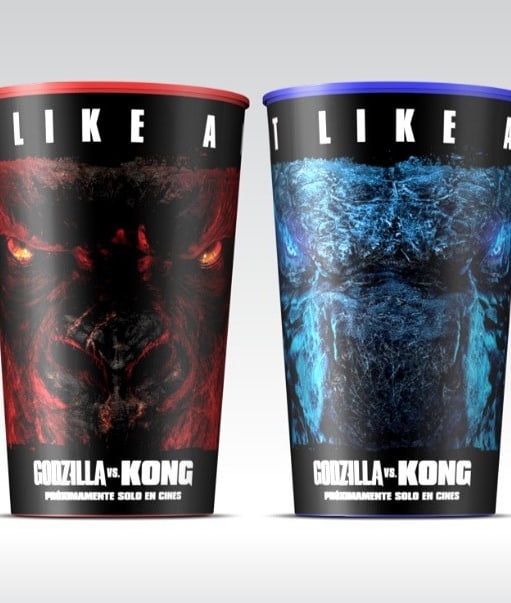 Kaiju News Outlet on X: New image of the other two new #GodzillaVsKong  Carl's Jr. cups from Spain. Source: @vasosdecineyco1   / X