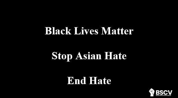 Black_SCV's tweet photo. #StopAsianHate #BlackLivesMatter https://t.co/2g0qMZlmS3