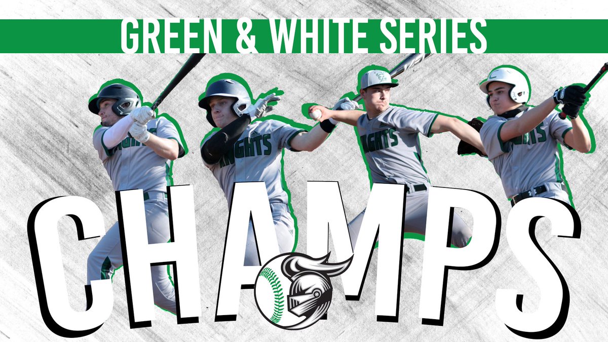 Final - 5 Innings
Team White 1️⃣4️⃣ Team Green 5️⃣

Team White continued where they left off yesterday at the dish, led by D.Hanson (3-4; 2B, 3B, 2RBI), J.Mitchner (3-4; 2B, 4RBI), and L.Hover (2-4; (2)2B, 3RBI). Team White and Coach Smith take the 2021 Green and White Series 🏆
