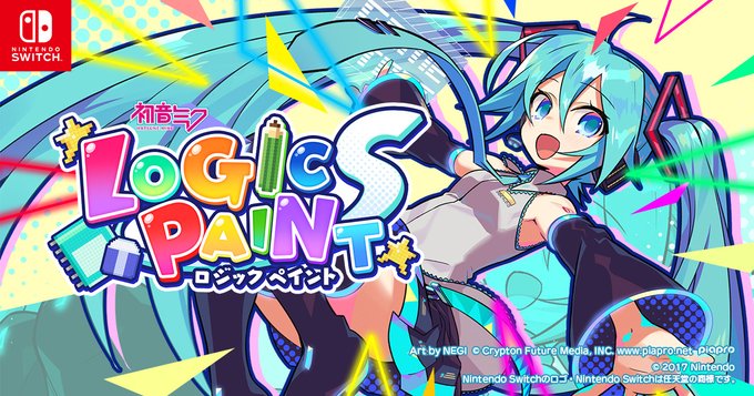 Vocaloid puzzler Hatsune Miku Logic Paint S now available on the