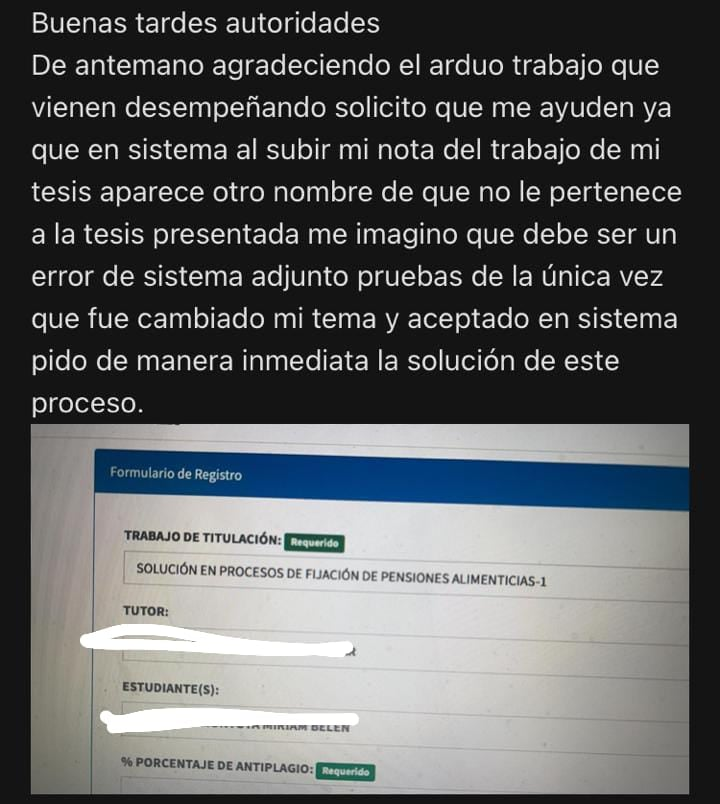 FrenteAE_ec's tweet photo. La CIFI debía llegar a solucionar los problemas administrativos que aquejaban a la universidad, pero solo los ha aumentado.

NO PUEDE PASAR UN DÍA MÁS DE INCOMPETENCIA ADMINISTRATIVA, SE DEBE DAR SOLUCIÓN INMEDIATA A LOS PROBLEMAS QUE AQUEJAN A NUESTROS COMPAÑEROS Y COMPAÑERAS. https://t.co/7OTn4FX9yI