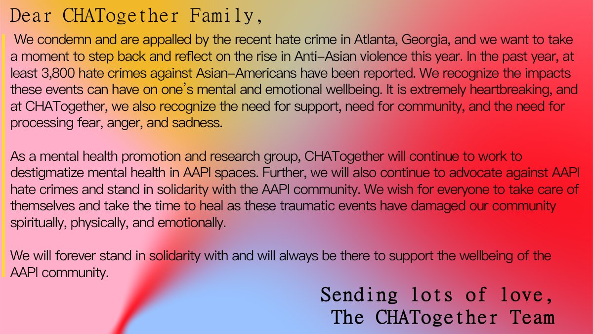 CHATogetherWithUs tweet media