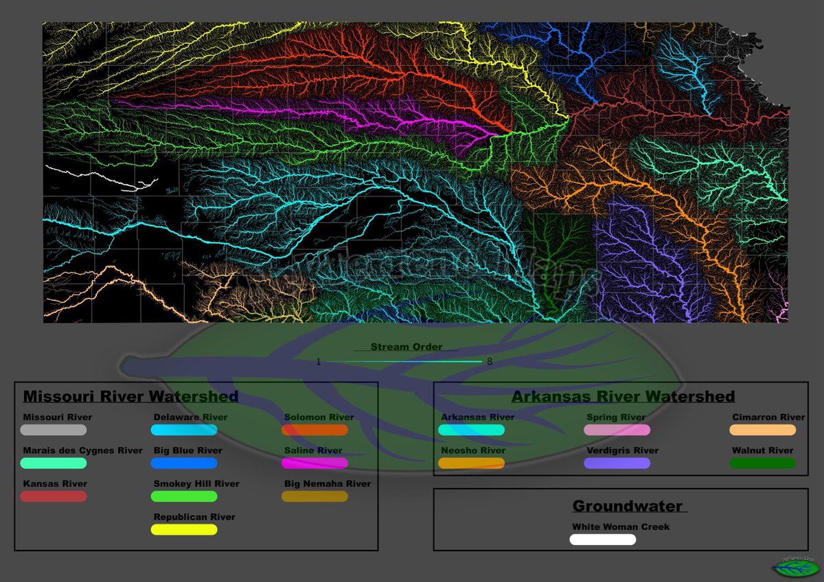 fishengelbert's tweet photo. KANSAS RIVERS MAP
Visit https://t.co/szAZ29WOdM for more details! Retweet please! We have multiple states available and more to come! 
#maps #kansas #rivers #streams #limnology #cartography #flyfishing https://t.co/Y0OiDmDRKs