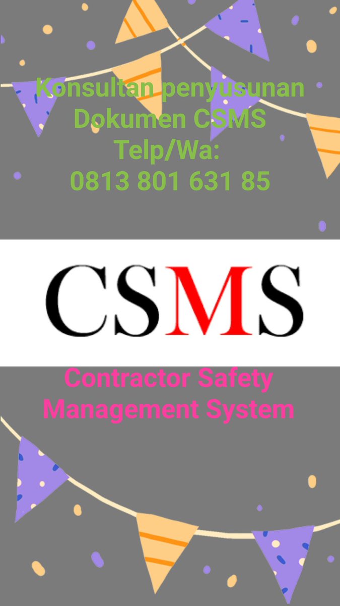 iso_csms's tweet photo. Perusahaan anda mau ikut sebuah tender bidang OIL AND GAS?. Pastikan anda memiliki Dokumen CSMS yang terstruktur dengan kelengkapan lampiran.
#iso_csms
#sertifikasiiso9001murah
#sertifikasiisodansmk3murah
#sertifikasiiso9001dancsmsmurah
#sertifikasiiso9001daniso45001
#dpkonsultan https://t.co/z9yyyOFtkr