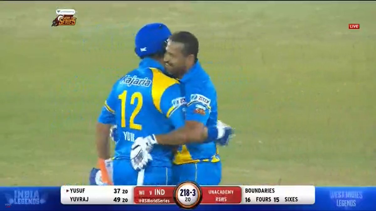 itsfaizalm's tweet photo. #RoadSafetyWorldSeries
So we are in finals 😍
Amazing performance by #IndiaLegends
Hope we will win the trophy.
#INDLvsWIL https://t.co/w2BzZBgqk7