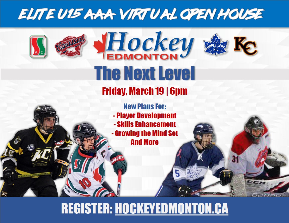 KofCHockey's tweet photo. Be sure to check out the next session of the @HockeyEdmonton1   elite-level hockey series. Friday night @KCAAASquires coach @steveewaskiw will give an overview of the KCU15 elite hockey stream and the benefits of our development-focused program.
#clubhockey https://t.co/AXz66PaKTt
