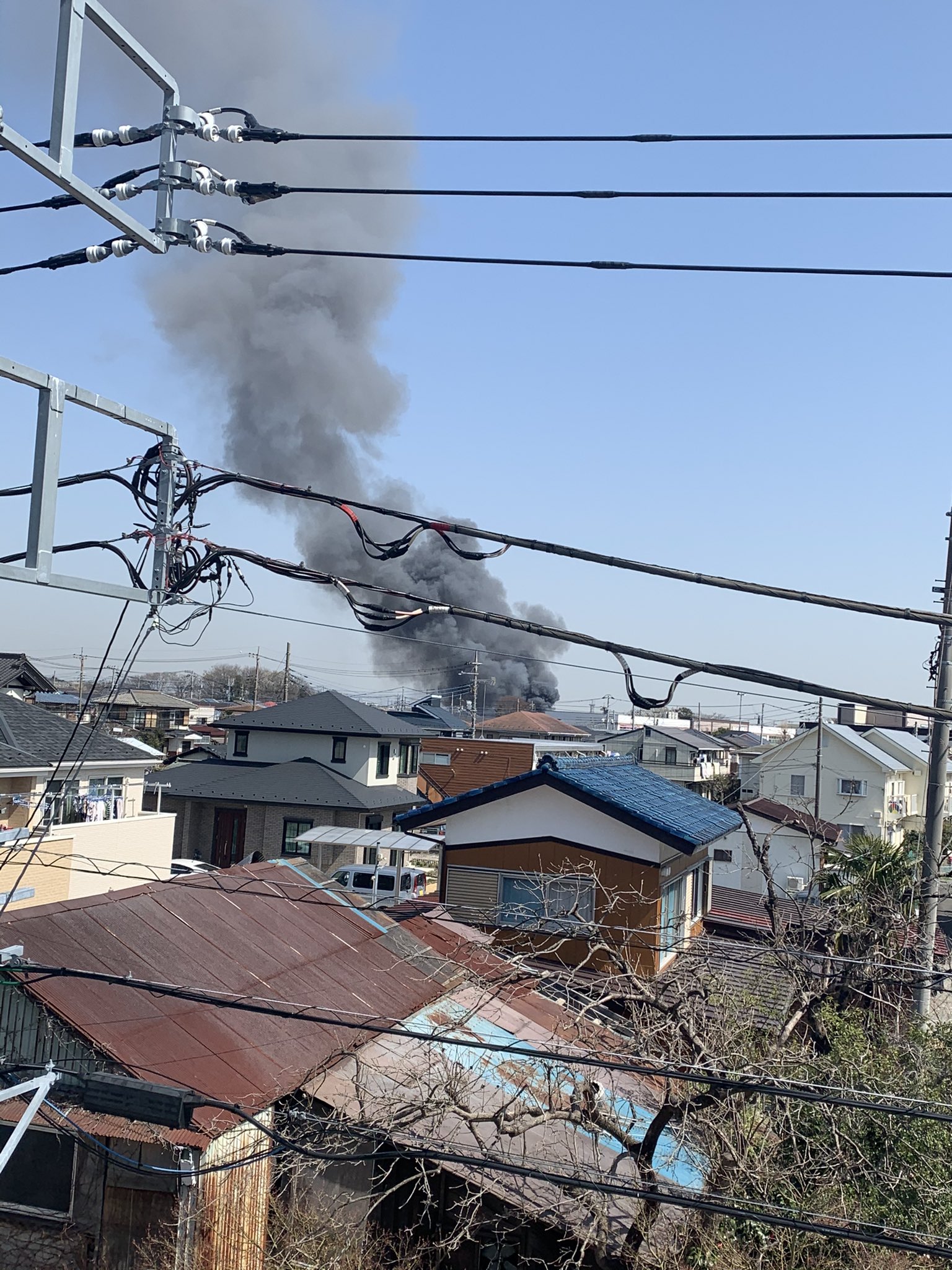 画像 近所で火事 屋上から見えた みんなも火の元気をつけようね T Co Cu9oz6nykt Matomehub まとめハブ